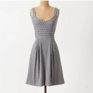 Anthropologie Postmark Rolo Button Cross Dress
